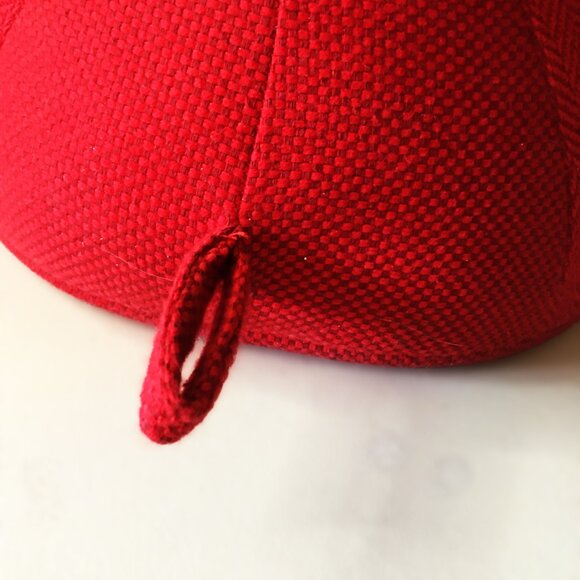 PLUSH RED REINDEER with Gold Antlers WALL DECOR 𐂂 - Picture 9 of 13